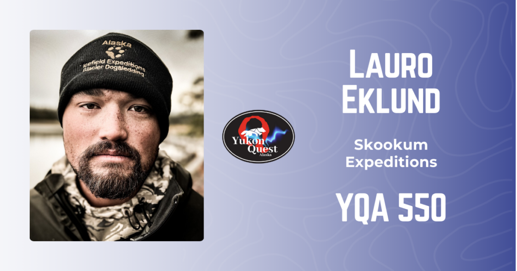 YQA 550 Lauro Eklund Yukon Quest Alaska