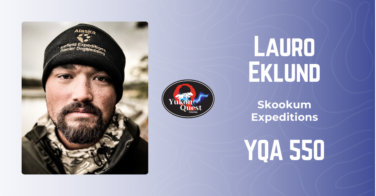 YQA 550 Lauro Eklund Yukon Quest Alaska